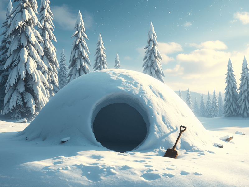 How to Build a Quinzhee Shelter for Cold&nbsp;Weather